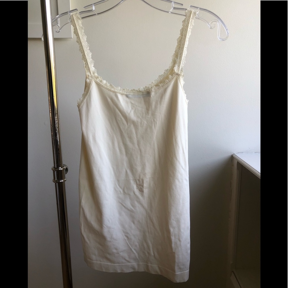 Louella Rose Tank w/ Laced Shoulders & Neckline. - Picture 2 of 6